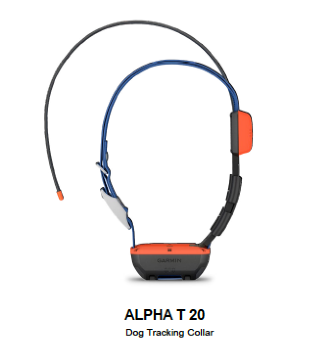 ALPHA® T 20 DOG TRACKING AND TRAINING COLLAR – Johnson's Telemetry, LLC